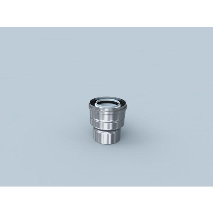 Bertrams Polyline LAS Kesselanschluss 42KA70-80 Kesselstutzen 70/100 Abgassystem 80/125
