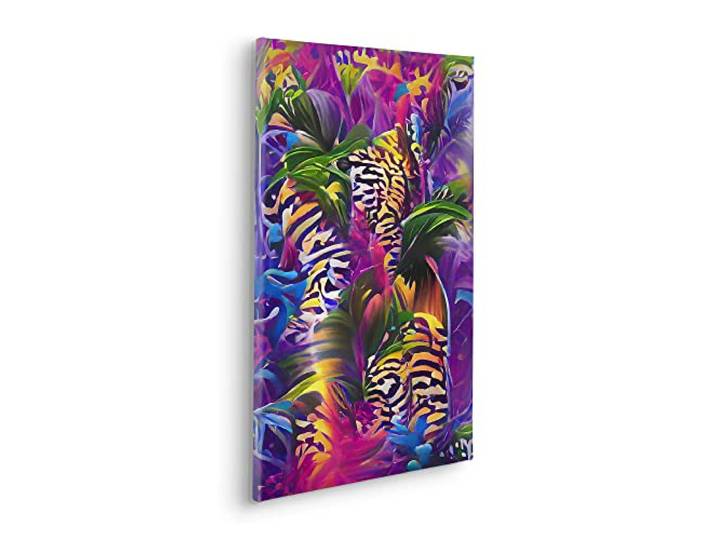 Komar Keilrahmenbild im Echtholzrahmen - Disco Fever - Größe 40 x 60 cm - Wandbild, Kunstdruck, Wanddekoration, Design, Wohnzimmer, Schlafzimmer