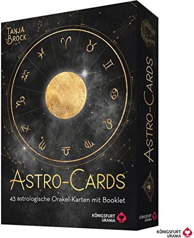 Tanja Brock - Astro-Cards: 43 astrologische Orakel-Karten mit Booklet: 43 astrologische Orakel-Karten mit Booklet in hochwertiger Stülpdeckelschachtel - Preis vom 11.10.2026 03:10:56 h
