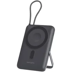 4smarts Wireless Powerbank Enterprise Pocket spacegrau (10000 mAh, 22.50 W, 38.50 Wh), Powerbank, Grau