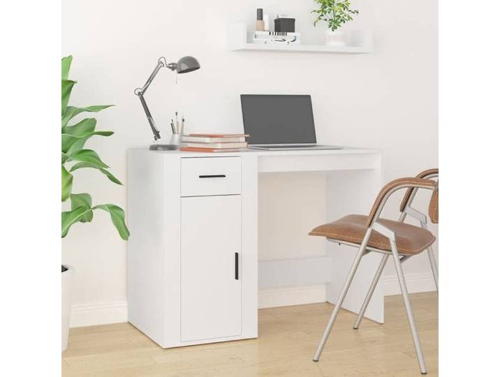 Bureau-Meubles de bureau Blanc 100x49x75 cm Bois d'ingénierie