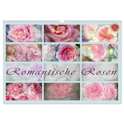 Romantische Rosen (Wandkalender 2027 DIN A3 quer), CALVENDO Monatskalender