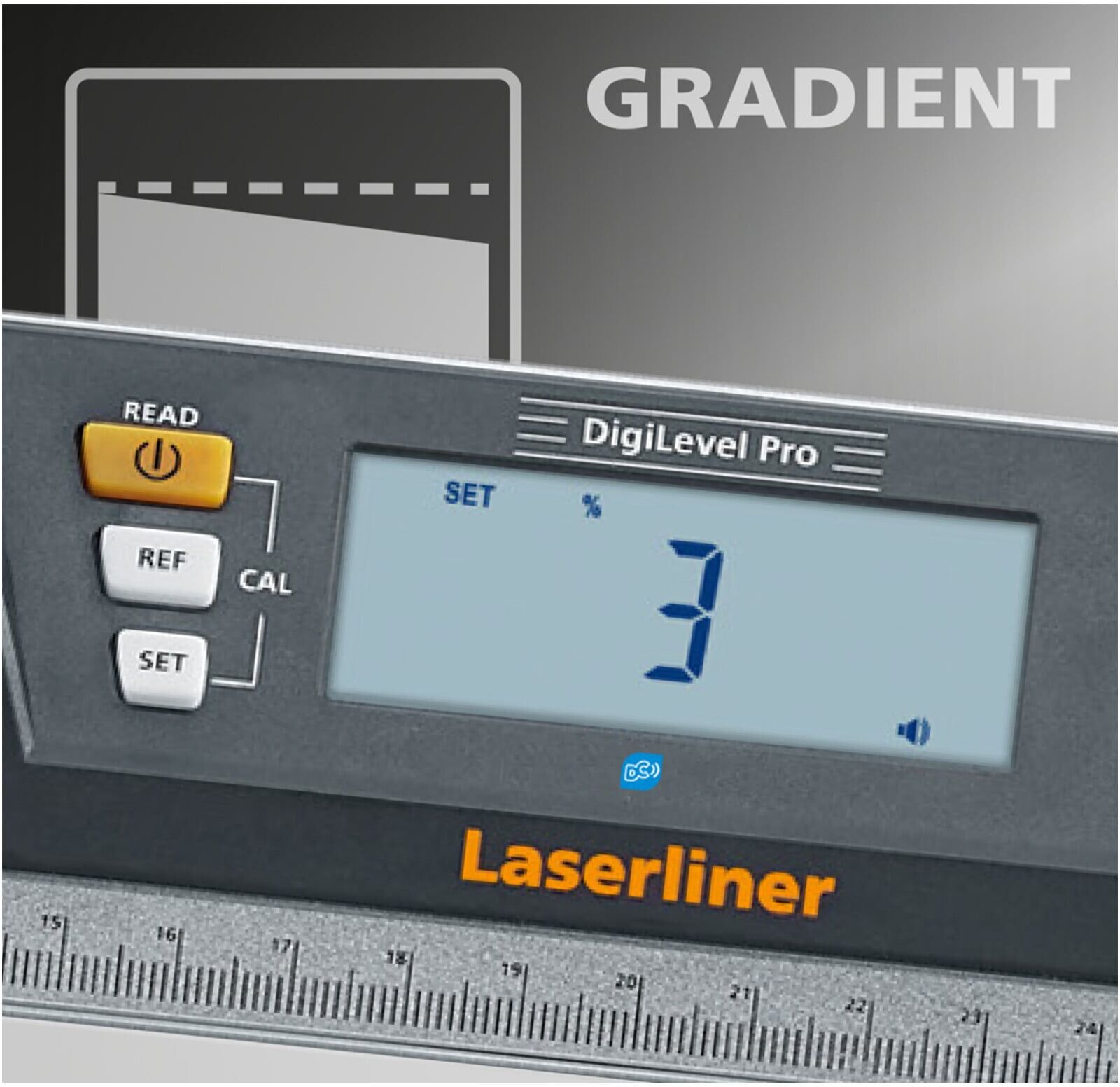 Laserliner Elektronik Wasserwaage DigiLevel Pro 100 (081.274A)
