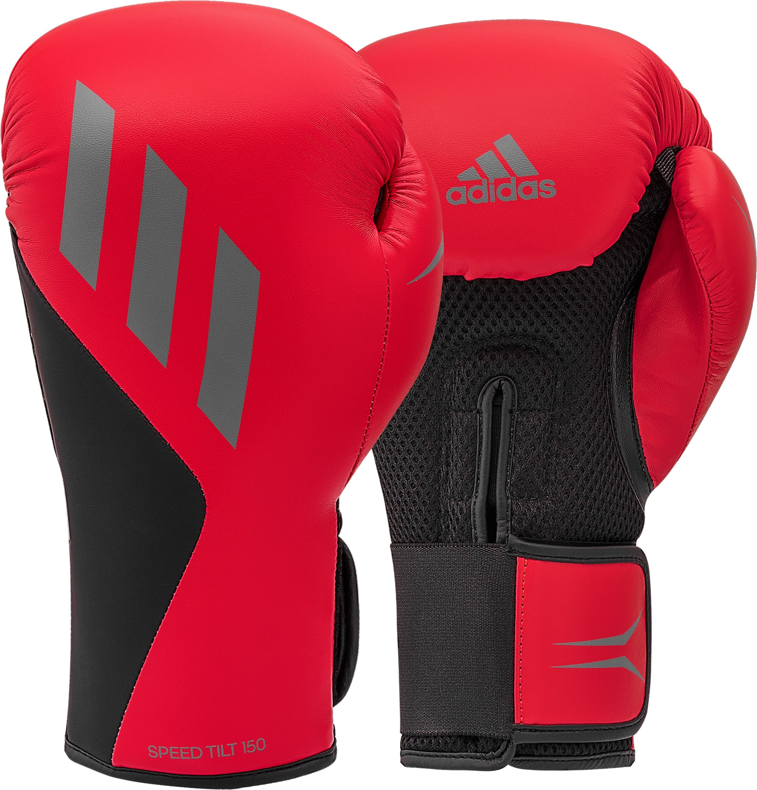 Boxhandschuhe ADIDAS PERFORMANCE "Speed Tilt 150" Gr. 12, rot (rot, schwarz), Boxhandschuhe, 12 12, Kunstleder, Boxhandschuhe rot, schwarz 12 12