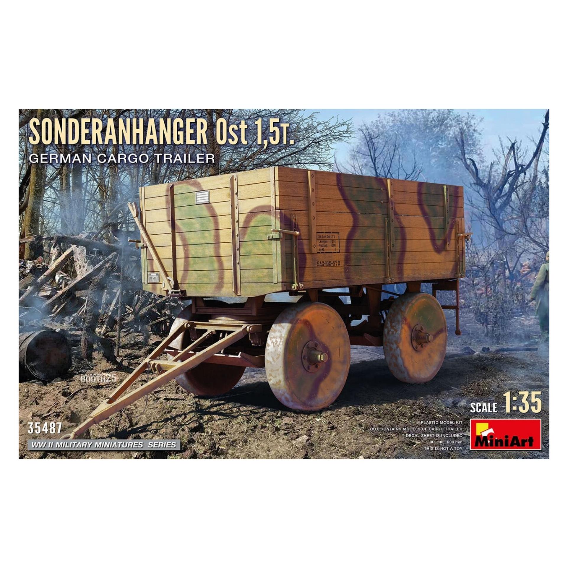 Mini art 1:35 Dt.Sonderanhaenger Ost 1,5t. (550035487)