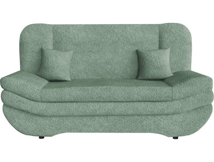 MIRJAN24 Schlafsofa Weronika, Polstersofa mit Bettkasten, Stilvoll Couch (Farbe: Coral 55)