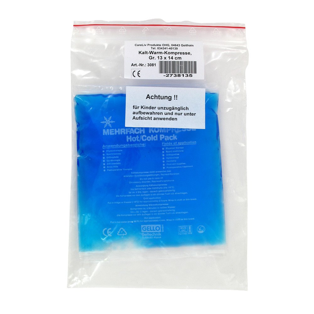 Careliv Produkte OHG Kalt-warm Kompresse 13x14cm 02738135