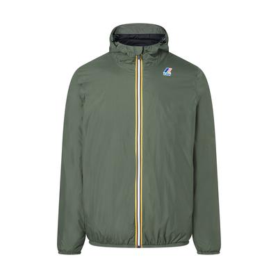 Funktionsjacke K-WAY "K-Way Funktionsjacke LE VRAI 4.0 CLAUDE WARM", Gr. XXL, grün schwarzish, Obermaterial: 100% Nylon. Füllung: 100% Polyester, Jacken Funktionsjacke