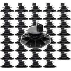 XPOtool, Gartenbodenbelag, Set 40x Stelzlager Terrassen 2700kg 33-64mm Stellfüsse höhenverstellbar