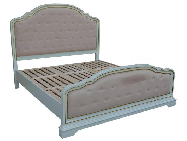 Xlmoebel Holzbett Doppelbett aus Eiche mit hochwertiger Verarbeitung (Doppelbett, 1-tlg., Bett), Hergestellt in Europa
