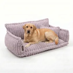 Haustiersofa 'Chaffar' - XXL (140cm) / Zartrosa - Zartrosa - XXL (140cm)