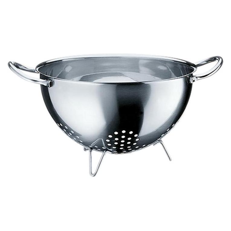 WMF Sieb Edelstahl Seiher mit Standfüssen Nudelsieb Küchensieb 24cm Gourmet (24 cm) (0646176040)