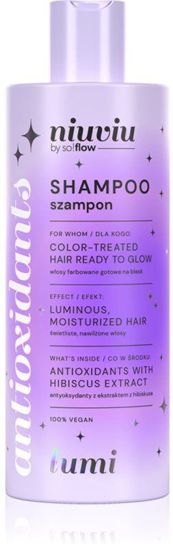 so!flow LUMI Hair Shampoo With Antioxidants shampoing illuminateur et fortifiant pour cheveux colorés 300 ml