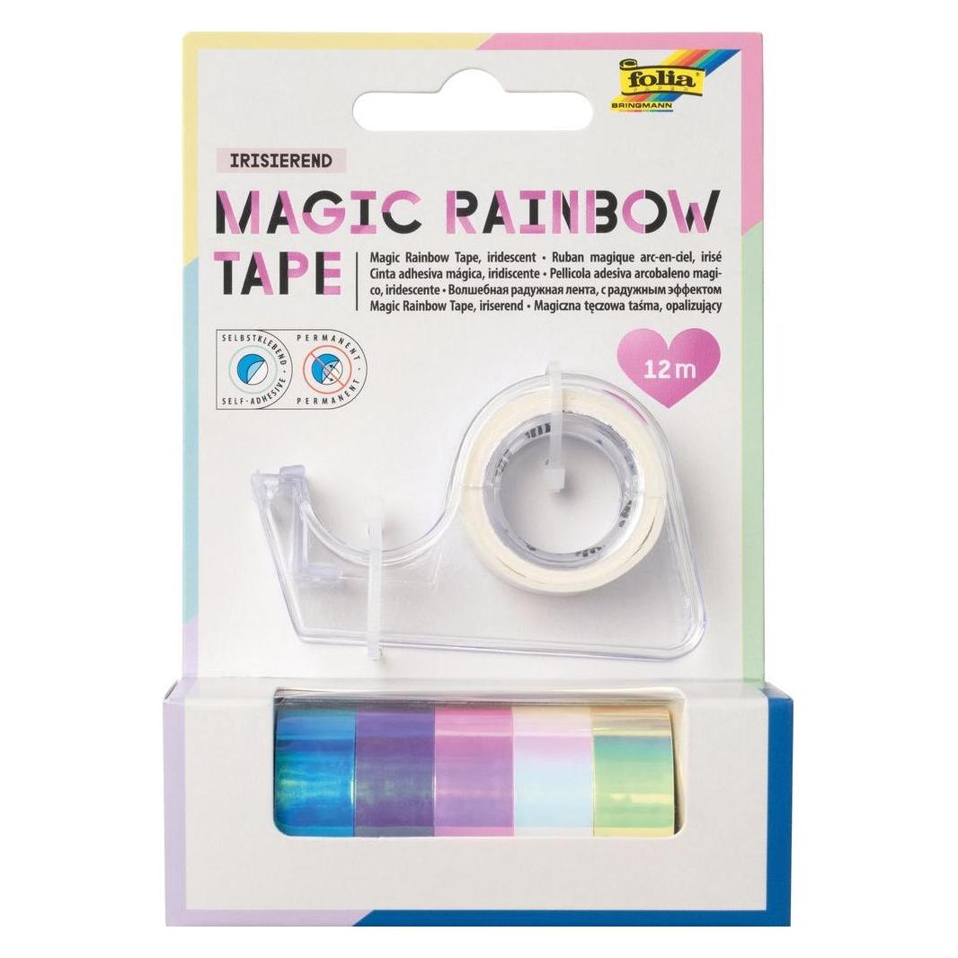 Folia Deko-Klebefilm Magic Rainbow Tape inkl. Abroller (34512229)