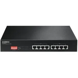 edimax ES-1008P V2: 8 Port FE PoE+ Switch (8 Ports), Netzwerk Switch, Schwarz