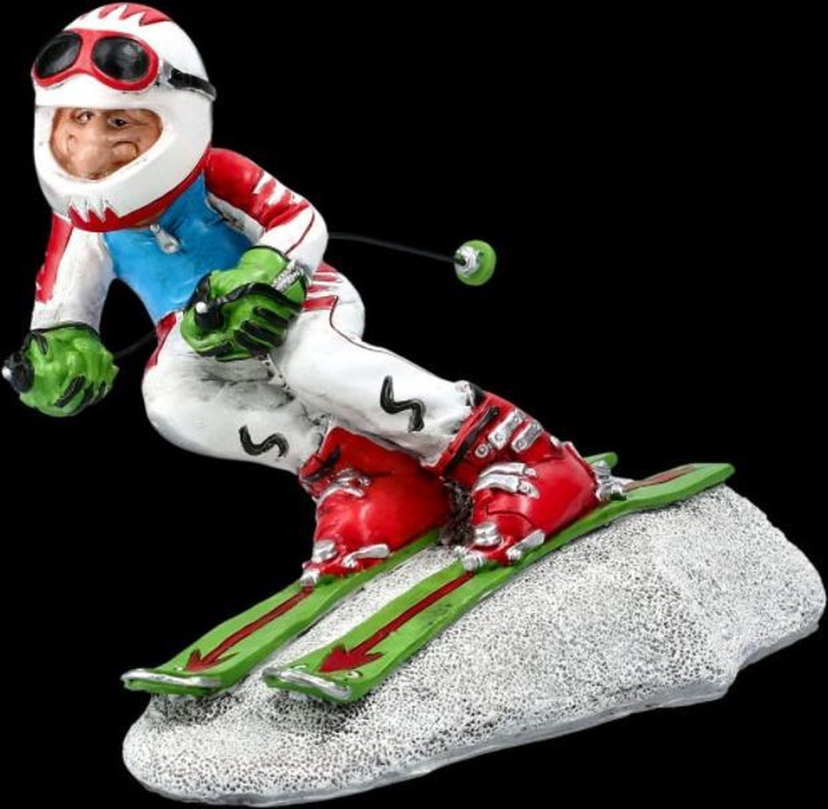 Warren Stratford Beeldje Wintersport Skiër