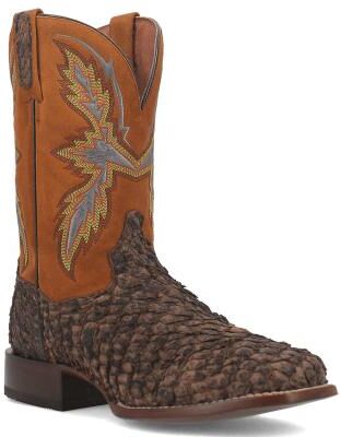 Dan Post Boots Dorsal (Men's) Casual in Tobacco, Size 10 D, Genuine Exotic