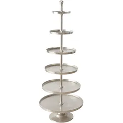 Invicta Interior Etagere Abstract XL mit 6 Tabletts, 180 cm, Ø 69 cm