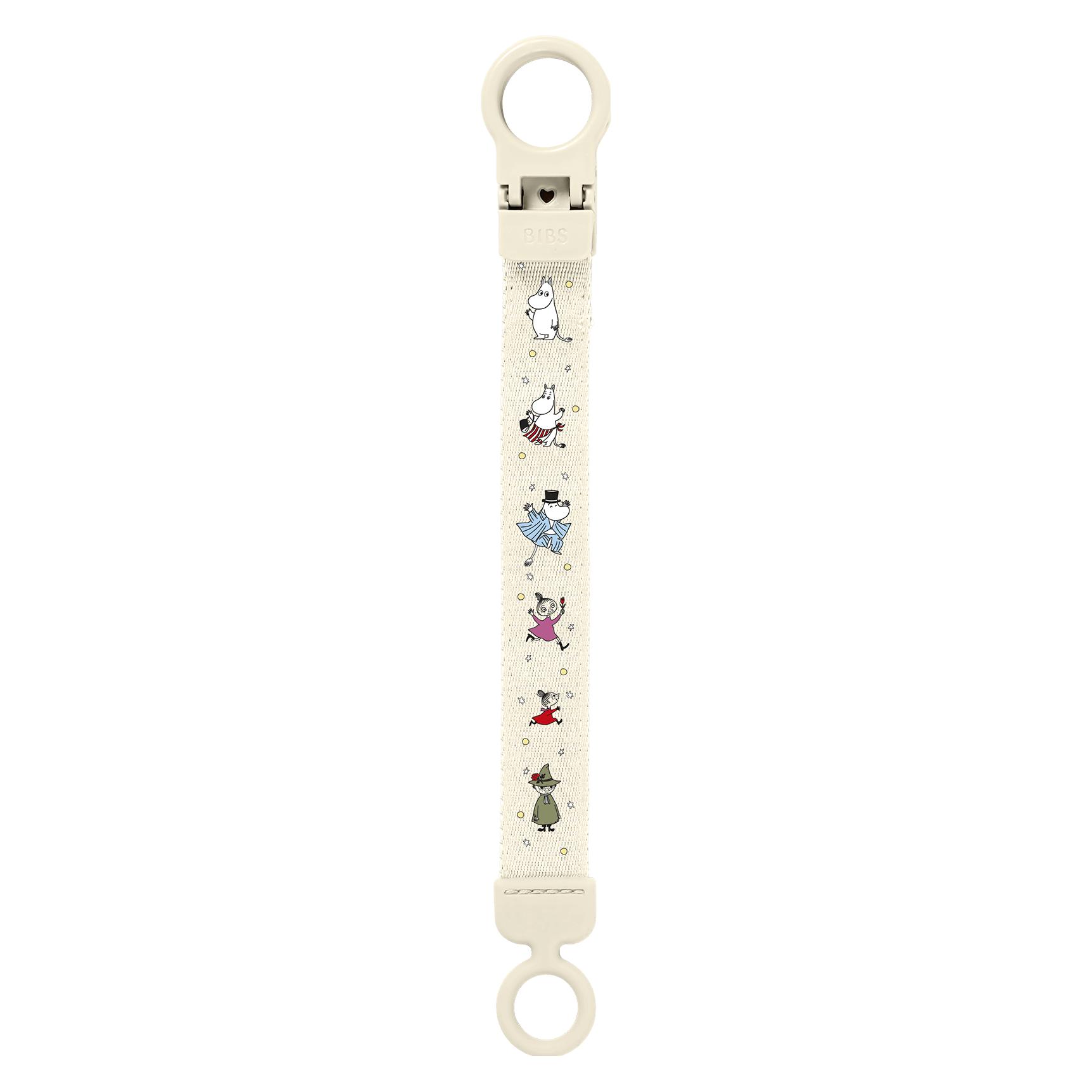 Bibs - x Moomins Pacifier Clip Loop - Ivory - Onesize (950131216)