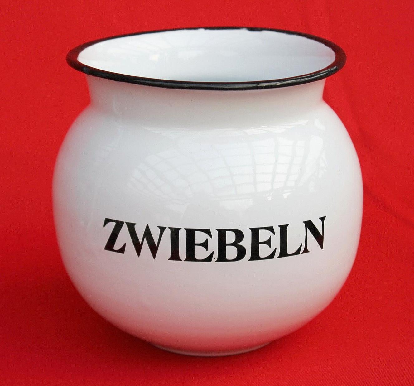 Ambiente Haus Uienpot 51217 Geëmailleerde Opbergdoos, 15 cm