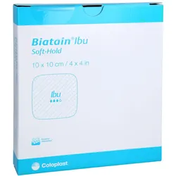 Biatain Ibu Schaumverband 10x10 cm sanft 5 St