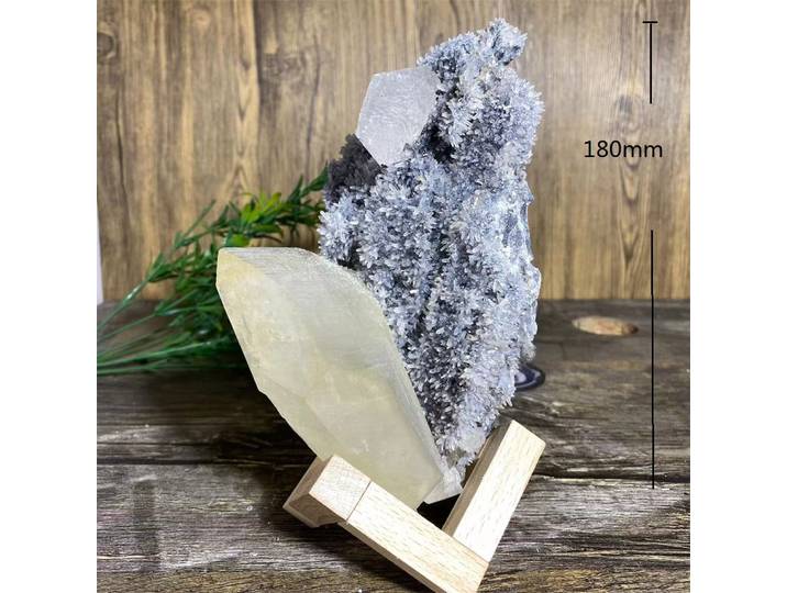 Sphalerite Calcite spécimen brut Druzy cristal pierre naturelle Quartz pierres précieuses minéraux ornements spirituels décoration de la maison