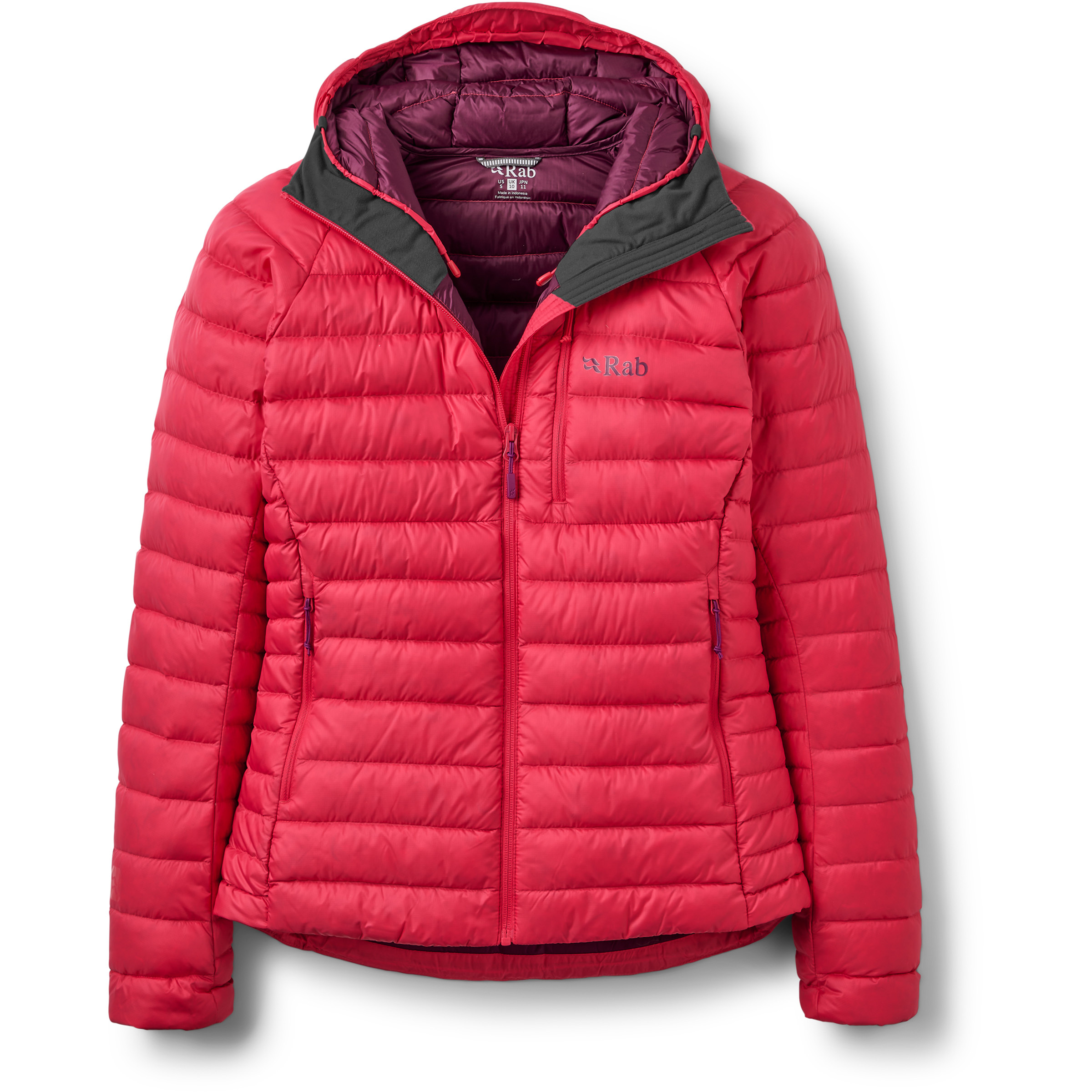 Rab Microlight Alpine Hoody Damen Isolationsjacke pink Größe XL Bergsteigen | Alpinklettern Wasserabweisend Wasserabweisend