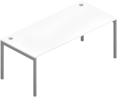 Schreibtisch ARLON-OFFICE, B 1800 x T 800 x H 730 mm, weiß