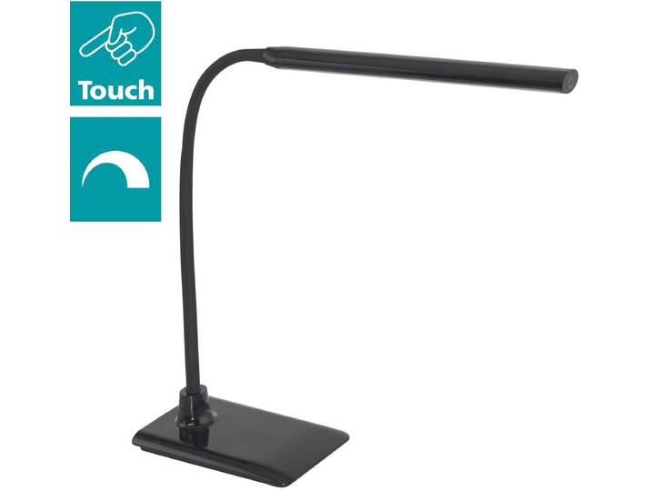 EGLO LED Tischleuchte LAROA , schwarz, 1, H: 32,45cm, 1 Stk., Leuchten, LED Tischleuchte