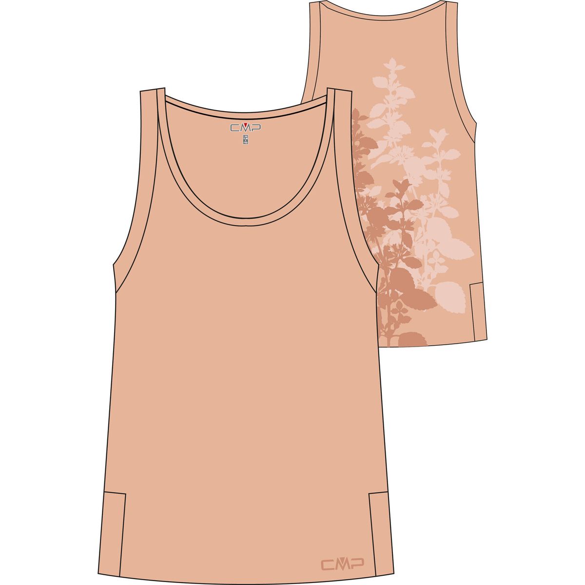 CMP Woman TOP salmone (C520) 36 35F7416-C520-36