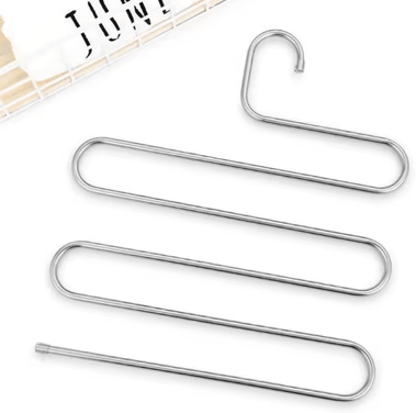 Inspire Essentials SmartSpace 5 Layer Multifunctional Clothes Hanger Organizer Rack SmartSpace 5 Layer Multifunctional Clothes Hanger Organizer Rack