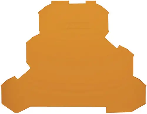 WAGO 2002-2492 Abschluss- und Trennplatte Orange