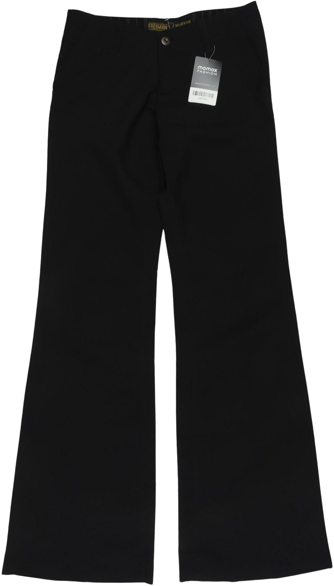 Freeman T. Porter Damen Stoffhose, Schwarz, Gr. W26, Synthetik - Second Hand