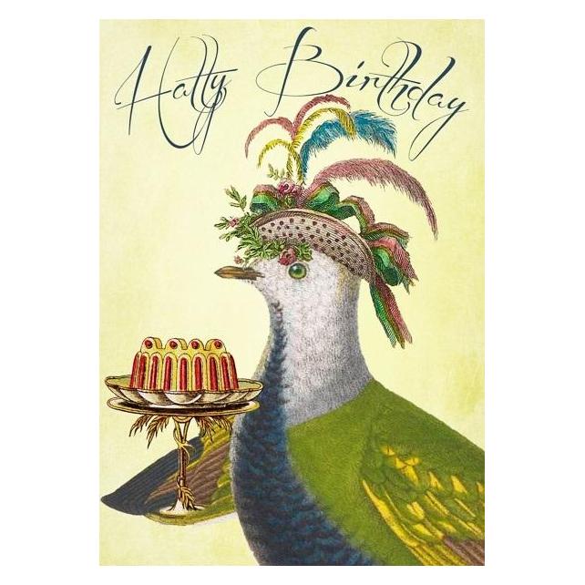Madame Treacle B6-Karte mit Umschlag zum Vogelgeburtstag (41926943)
