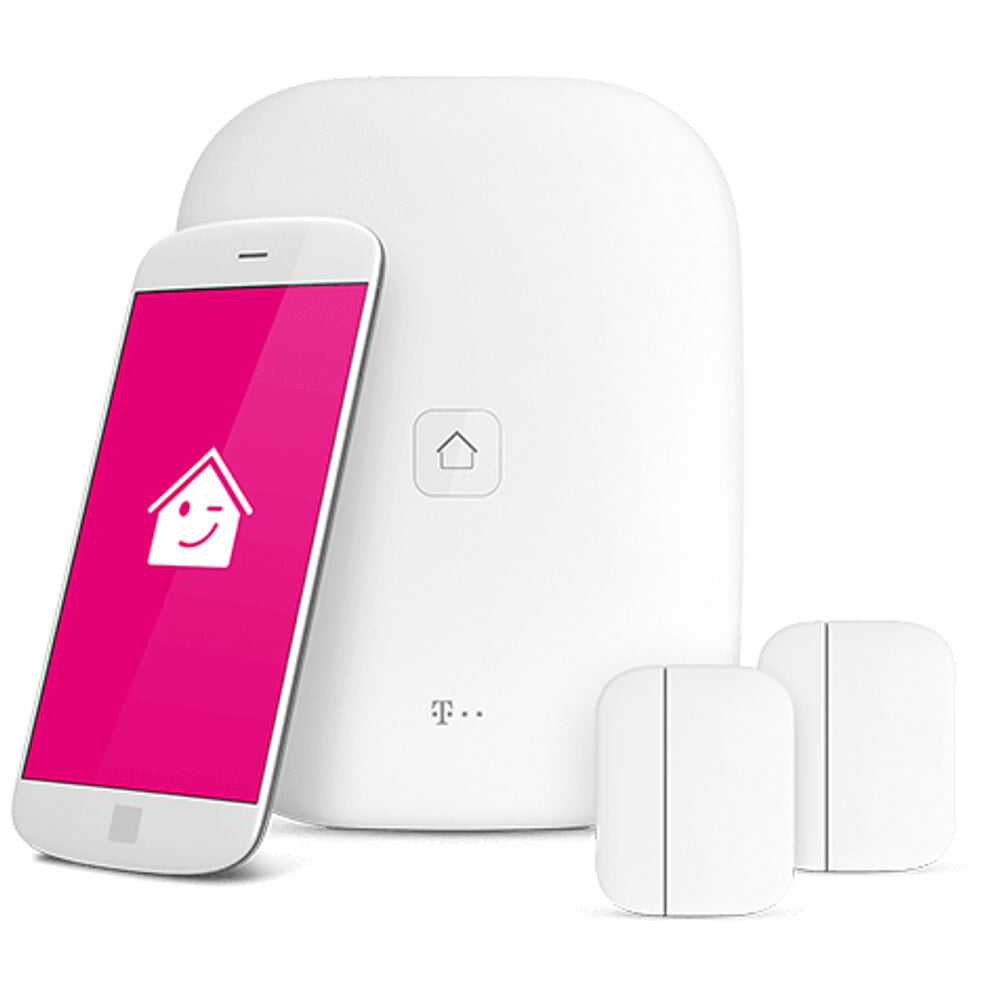 Telekom Smart Home Startpakket met basisstation en 2 deur-/raamsensoren, wit