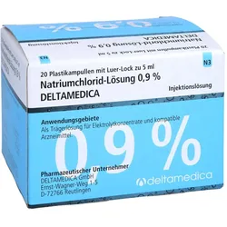 NATRIUMCHLORID-Lösung 0,9% Deltamedica Luer-Lo Pl.