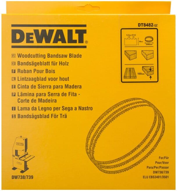 Lame de scie DEWALT 2095x16x0,6 6,4mm DT8482-QZ (DT8482-QZ)