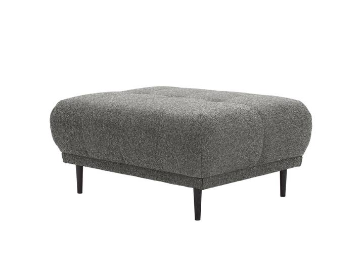 Pouf 93 x 45 x 77cm Gris Tissu Gasira: Gris foncé
