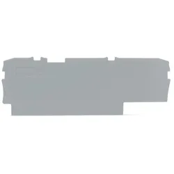 Wago 2002-1591 Abschlussplatte,1 mm dick,grau 20021591  - 25 Stück