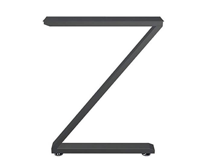 Tischbeine Metall Esstisch Bein Ersatz Möbelfüße Z Form Küche Frühstücksbar Arbeitsplatte Stützfuß 45/55/65/75 cm