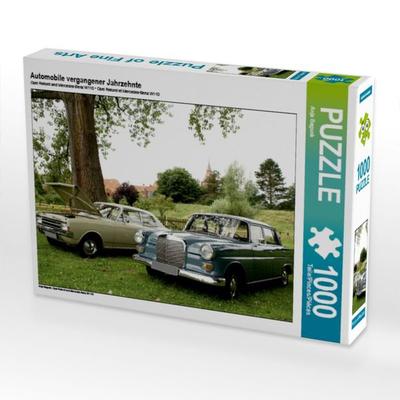 CALVENDO Puzzle Automobile vergangener Jahrzehnte | 1000 Teile Lege-Größe 64x48cm Foto-Puzzle für glückliche Stunden