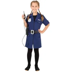 Kinder-Kleid "Polizistin", dunkelblau