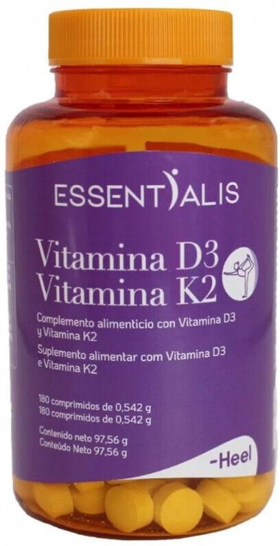 Heel Essentialis Vitamin D3 Vitamin K2 180 Capsules