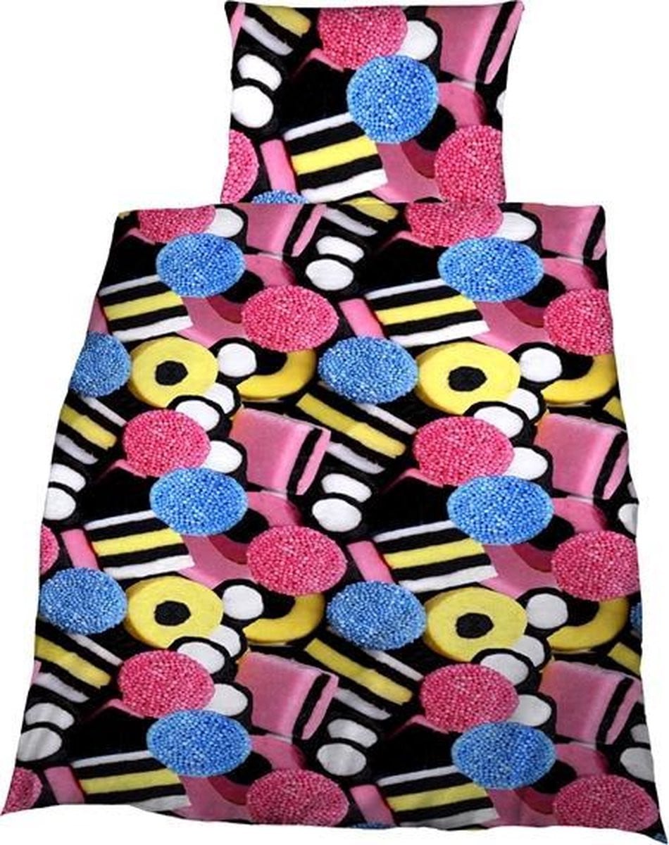 Kids Trend English Sweet Dekbedovertrek voor kinderen - Eenpersoons - 140 x 200 cm - Multi