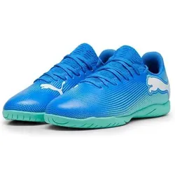 PUMA Kinder Fußb.-Indoorsch. (IN) Ki FUTURE 7 PLAY IT Jr, Größe 31 in Blau Blau