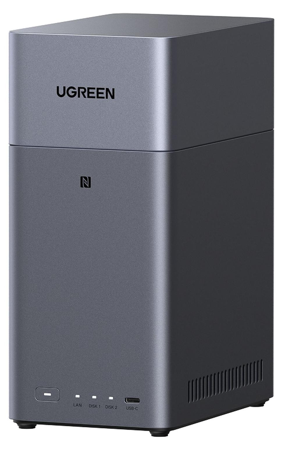 Ugreen DH2300 NAS-server met 4 SATA-schijfbehuizingen