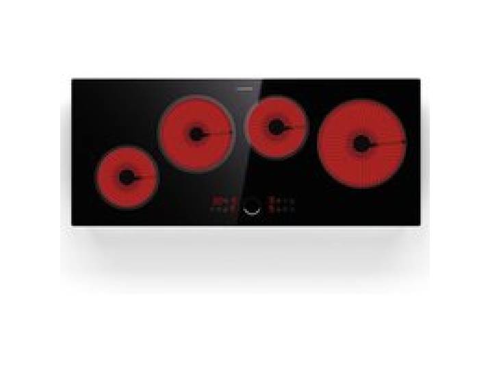 Klarstein Virtuosa 90 table de cuisson vitrocéramique Slim 6400 W Dual
