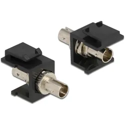 Delock Keystone Modul ST Simplex Buchse > ST Simplex Buchse schwarz