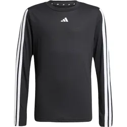 Adidas, Jungen, Sportshirt, Train Essentials (176), Weiss, Grau, Schwarz, 176
