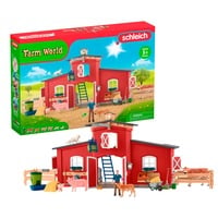 Farm World Große Farm mit Tieren & Zubehör, Spielgebäude
